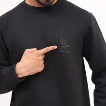 Urban Eagles Men’s Black Sweatshirt | Premium Cotton Crewneck UK Streetwear