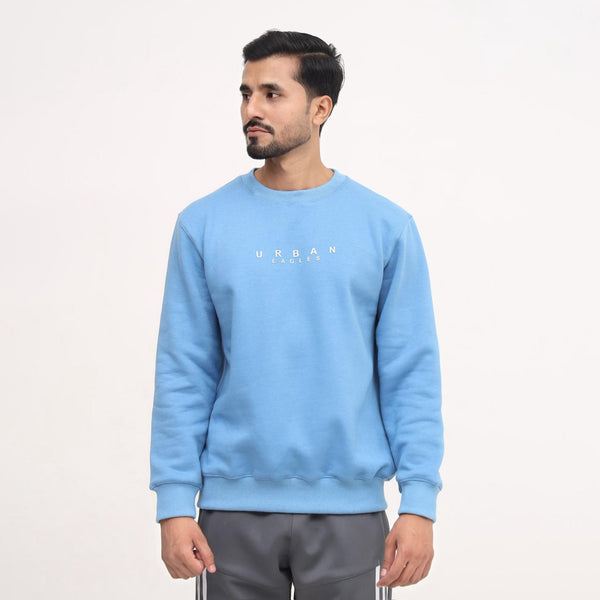 Urban Eagles Men’s Blue Sweatshirt – Effortless Streetwear Style